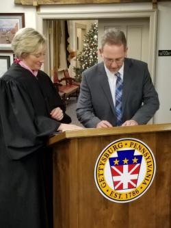 Berger Signing Oath