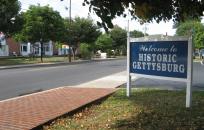 Welcome to Historic Gettysburg sign