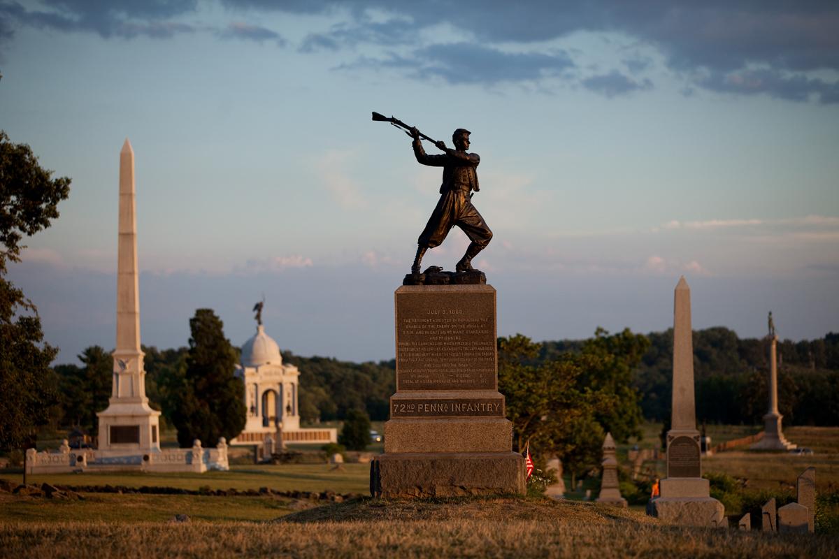 6 Sizes New Civil War Photo Virginia Monument on Seminary Ridge at Gettysburg 